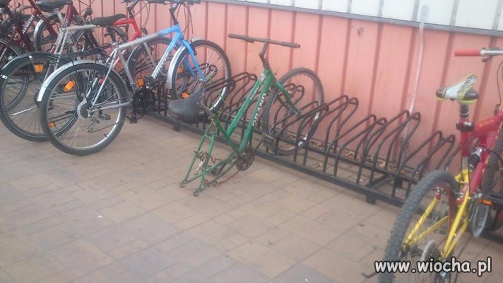 żeby tak samo koło jak cały rower jest nie zapięty 