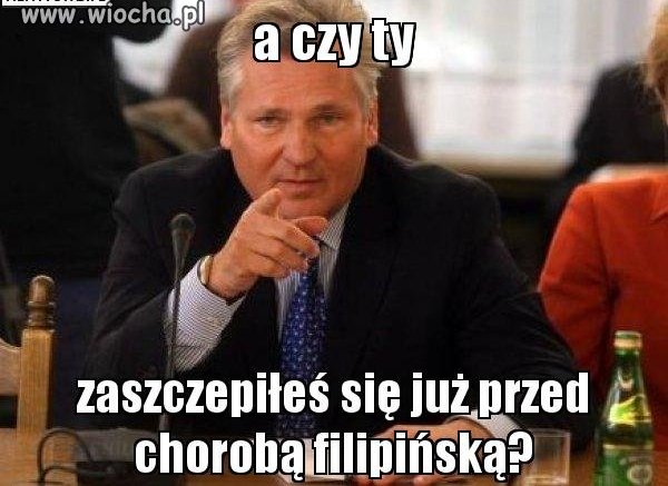 Terlikowski mówił, że to efekt uboczny szczepionki