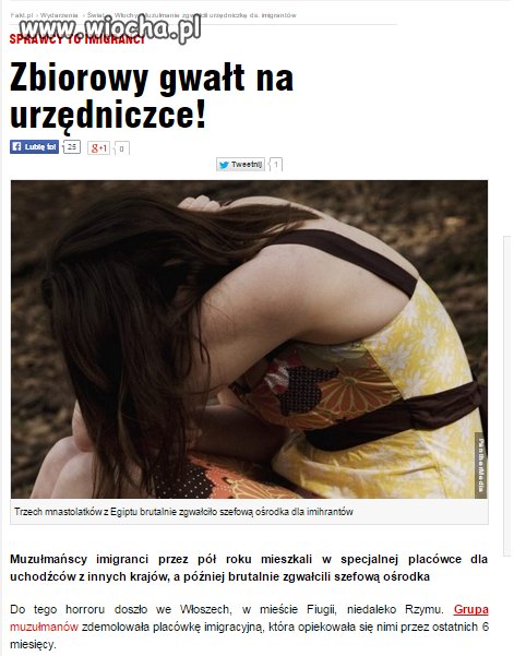 Do tego Pobili personel i chcieli zabić tą Kobietę