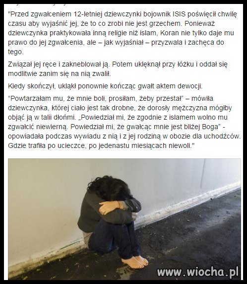 Fanatyzm religijny czyni z człowieka