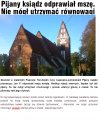 Mamrotał, nie mógł utrzymać równowagi.