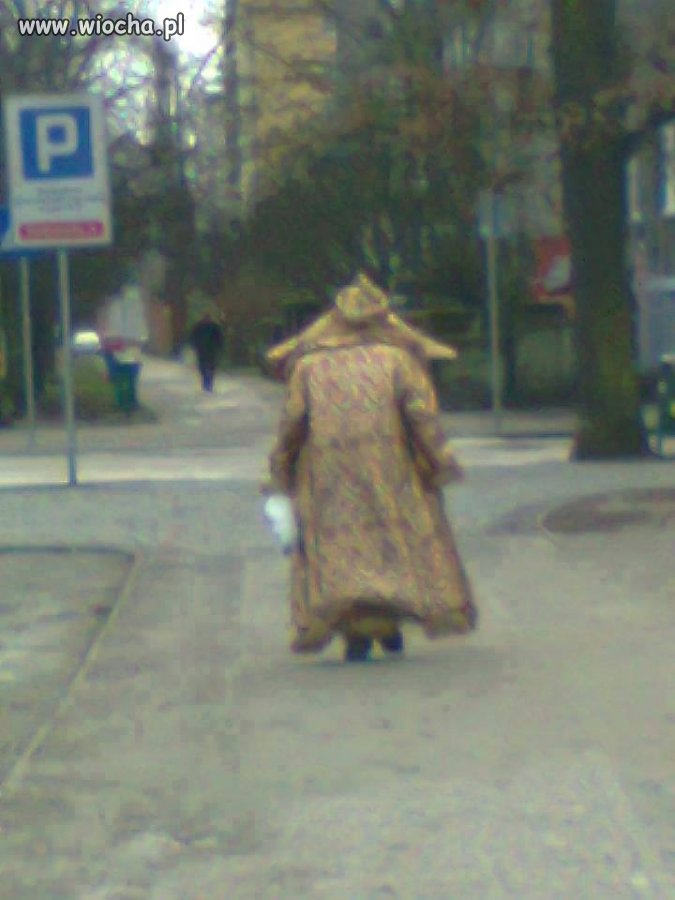 Rosyjski car przechadza się ulicami