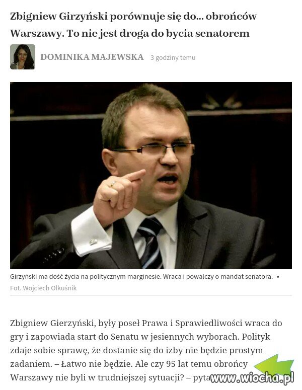 Dostanie się do Senatu...