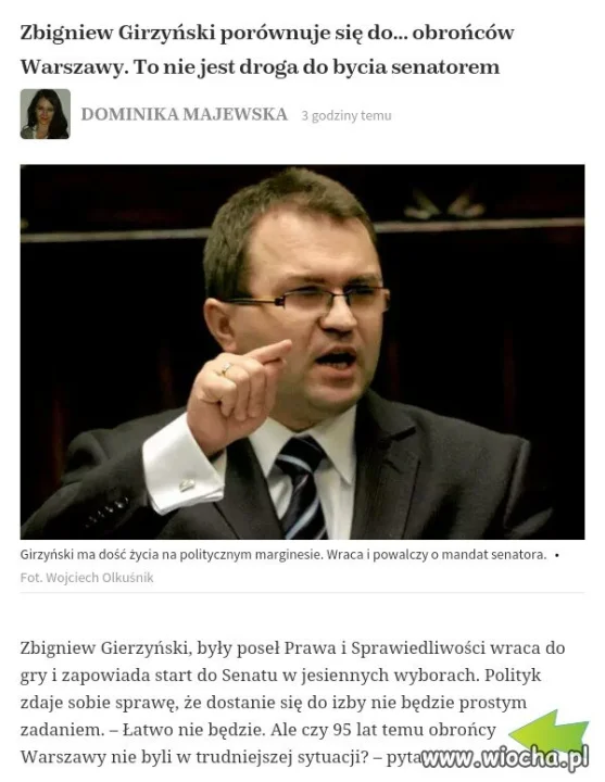 Dostanie się do Senatu...