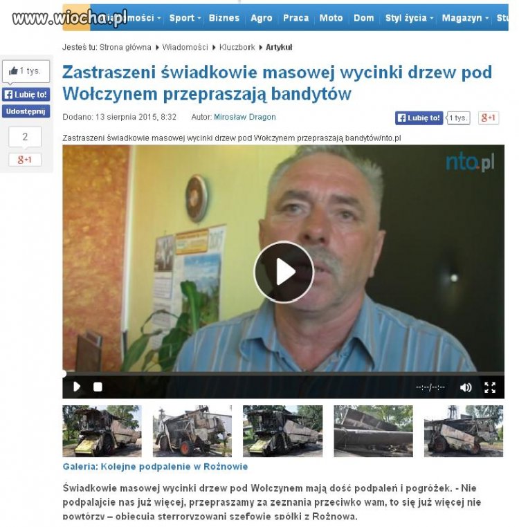 W Polsce ofiary zaczynają przepraszać bandytów