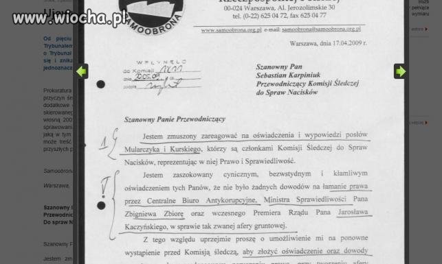  List Andrzeja Leppera..