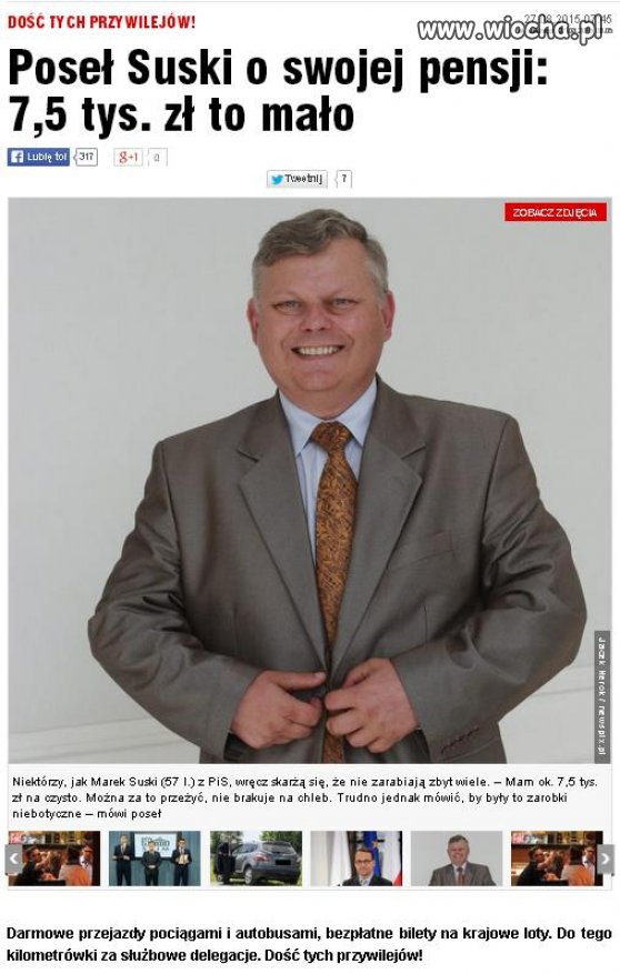 A osiągnięcia to ten Suski ma dla nas ogromne 