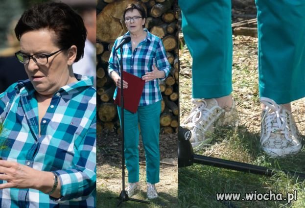 EWA KOPACZ ZAŁOŻYŁA TRAMPKI za 600 zł!