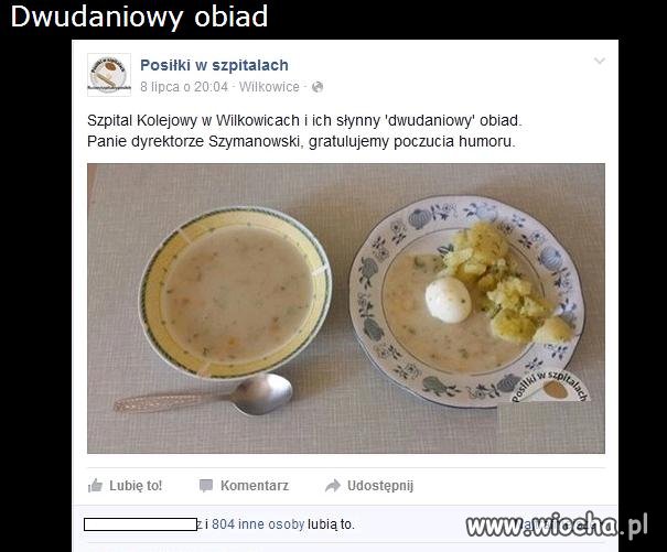 Leniwy Szef kuchni poleca danie dnia.