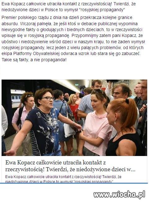 Niedożywione dzieci w Polsce to wymysł 