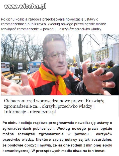 Ustawa pod tytułem "Zamknąć Mordy" i do roboty.