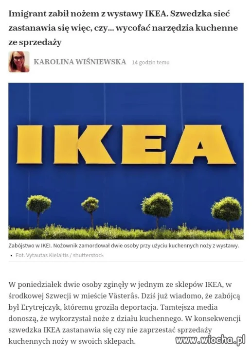 Kolejny absurd Szwedów.