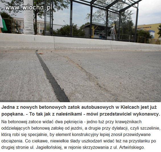Kielce-jeden z już oddanych przystanków za 400tys