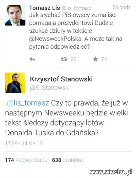 Bardzo wątpliwe, Lis "swoich" nie atakuje