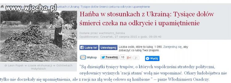 W imię dobrych stosunków z Ukrainą