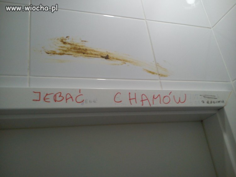 Poezja w toalecie w pracy 
