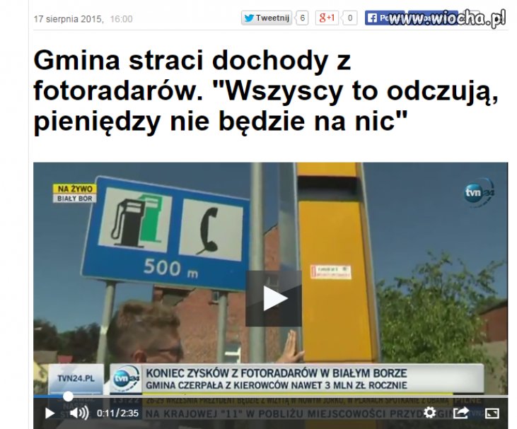 Biały Bór i od 1 stycznia koniec z fotopstryczkiem