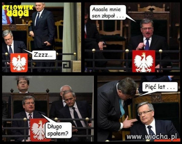 I tak "przespał" pięć lat 