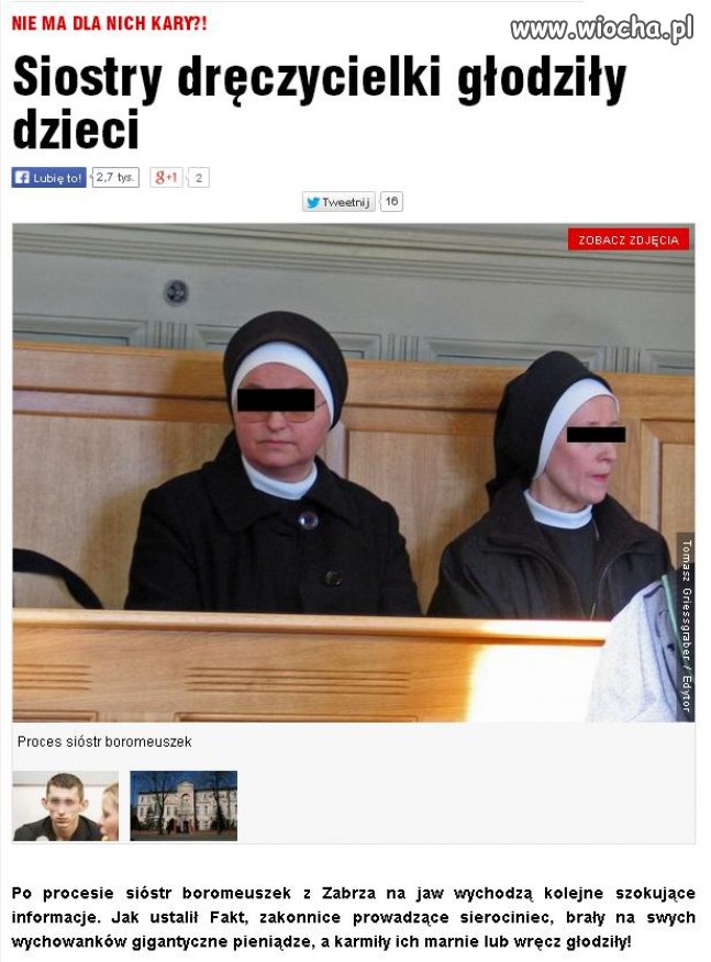 Pedofilskie gwałty, bicie, głodzenie... 