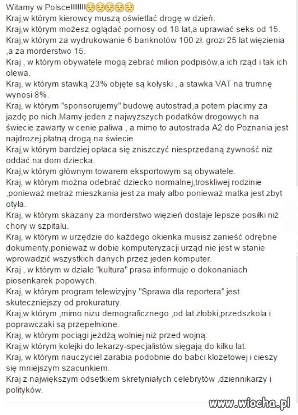 Witamy w Polsce