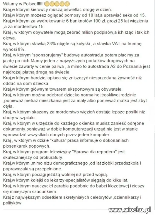 Witamy w Polsce