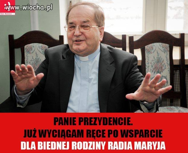 W 2005 Rydzyk od Rządu PiSu dostał 25 mln 