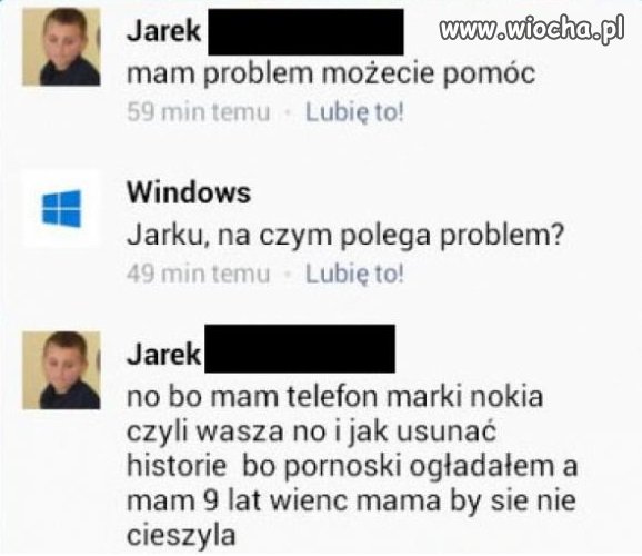 Młody ma problem