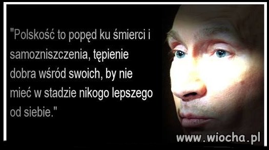 Putin o Polakach