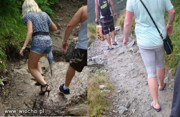 Zdobywamy Tatry...elegancko i plażowo
