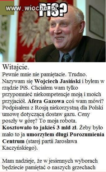Pan Wojciech przymomina się