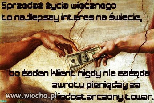 A ciemny lud to kupuje bo wierzy