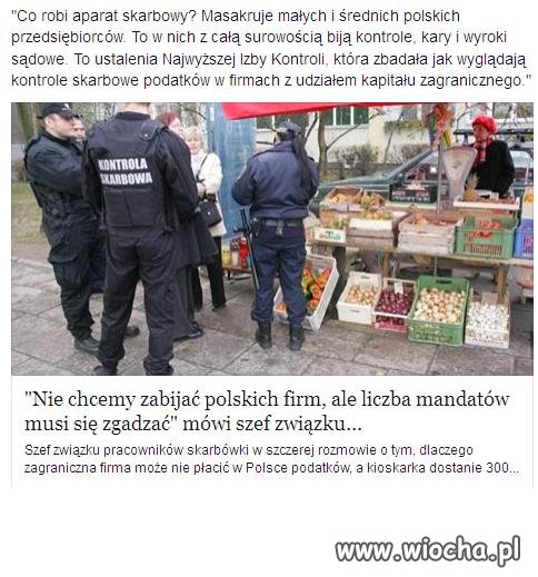 Nie chcemy zabijać Polskich firm ale...
