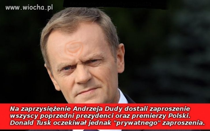 Skromnością to ten Tusek nie grzeszy.