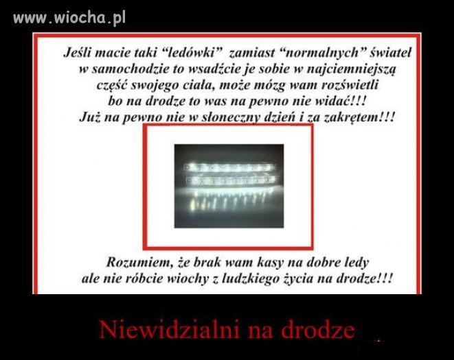 Niewidoczni ? Niedowidzący 
