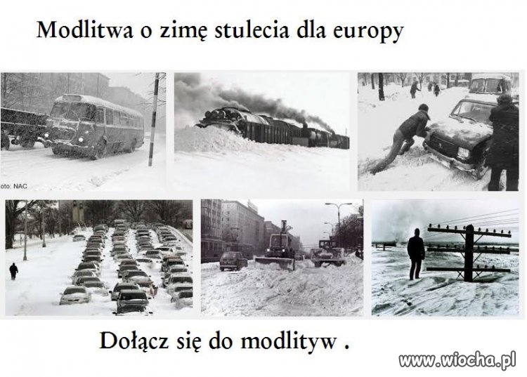 Wiocha dla zimy jeżeli nas opuści tego roku.
