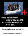 Wrozst imigrantów, wzrost temeratury