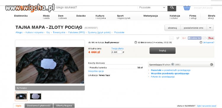 MAPA ZAWIERAJĄCA LOKALIZACJĘ ZŁOTEGO POCIĄGU