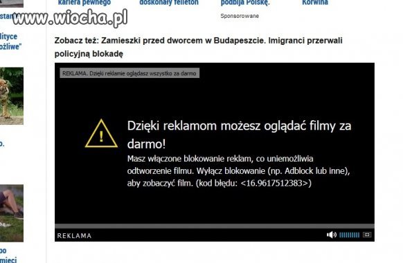 Dziękuję Bogu i programowi blokującemu 