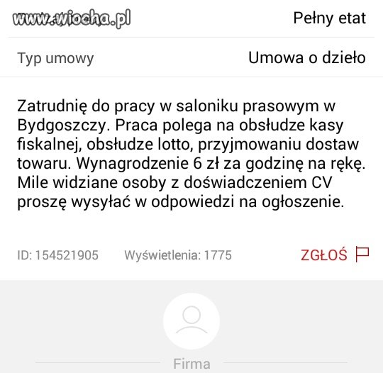 Praca...