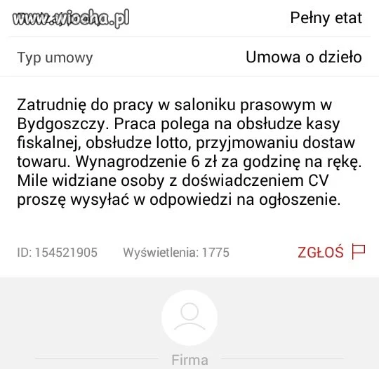 Praca...