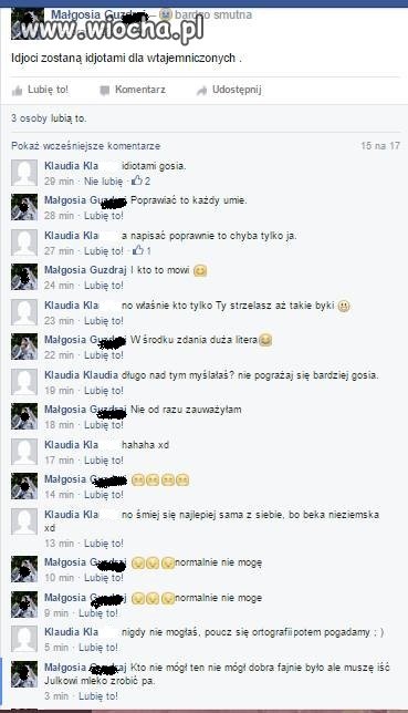 "Idjoci zostaną idjotami..." 