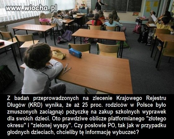 Niby "złoty okres", ale co czwarty rodzic musiał
