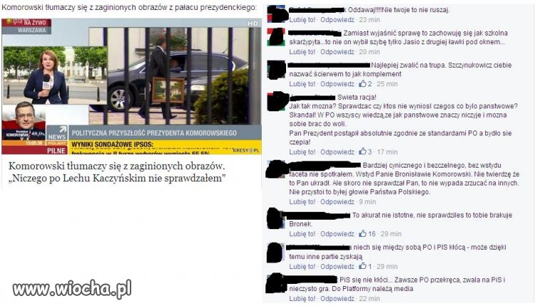 Komorowski tłumaczy się jak dziecko.
