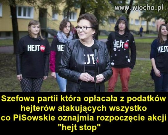 "Hejt STOP"*