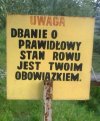 Więc dbajmy o rowy 
