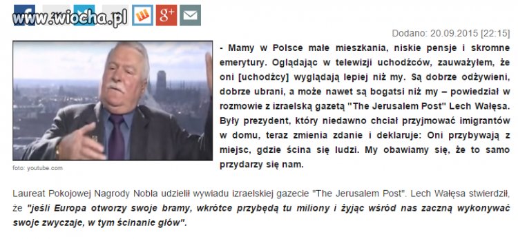 Bolek zawsze powie coś by być na topie.