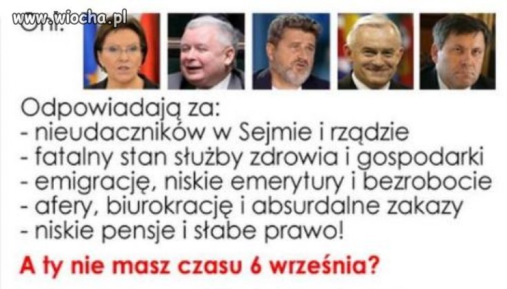 Starczy już patrzenia na te ryje