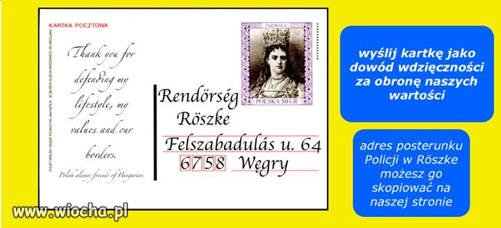 Wyślij kartkę nie bądź wiochą