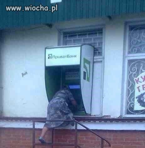 Bankomat w Rosji