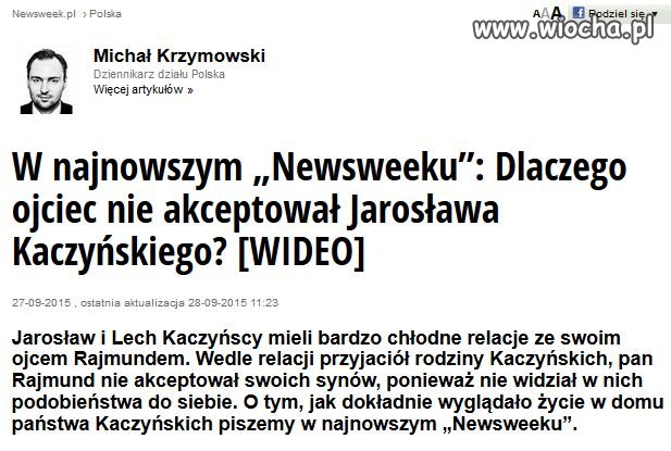 To już staje się wręcz obrzydliwe... 